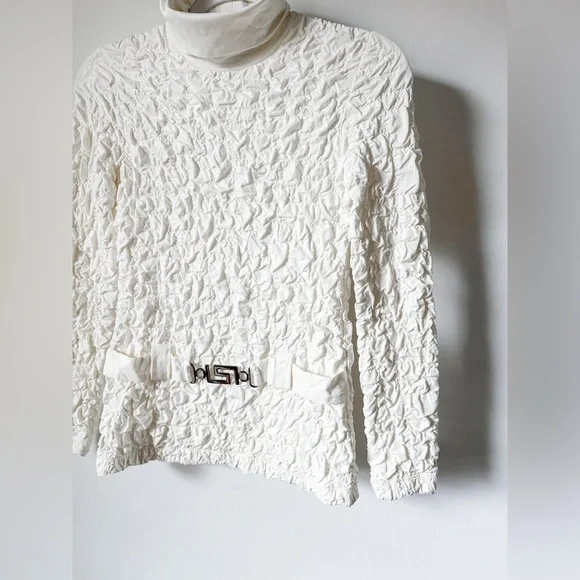 Frank Lyman Vintage Turtleneck Top - Picture 4 of 7